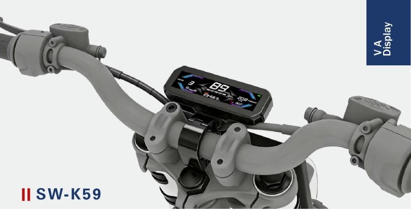 SW-K59 TFT Display installed on e-bike