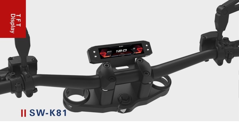 SW-K81 TFT Display installed on e-bike